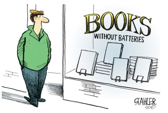 Books without batteries