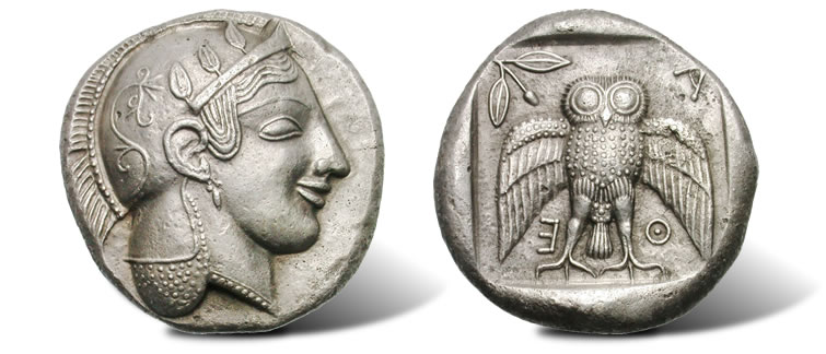 Ancient greek coins