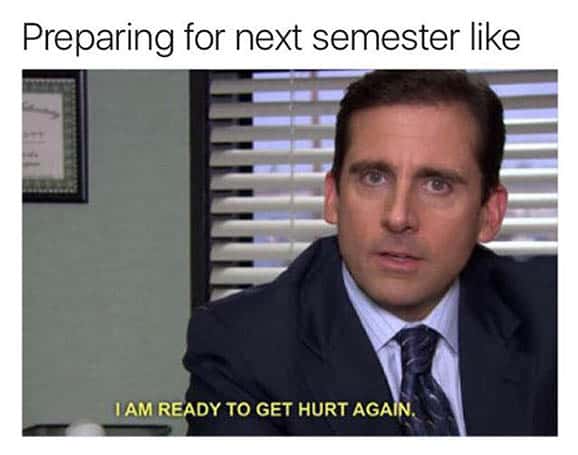 preparing for next semester