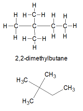Condensed Structural Formula For 2 2 Dimethylbutane