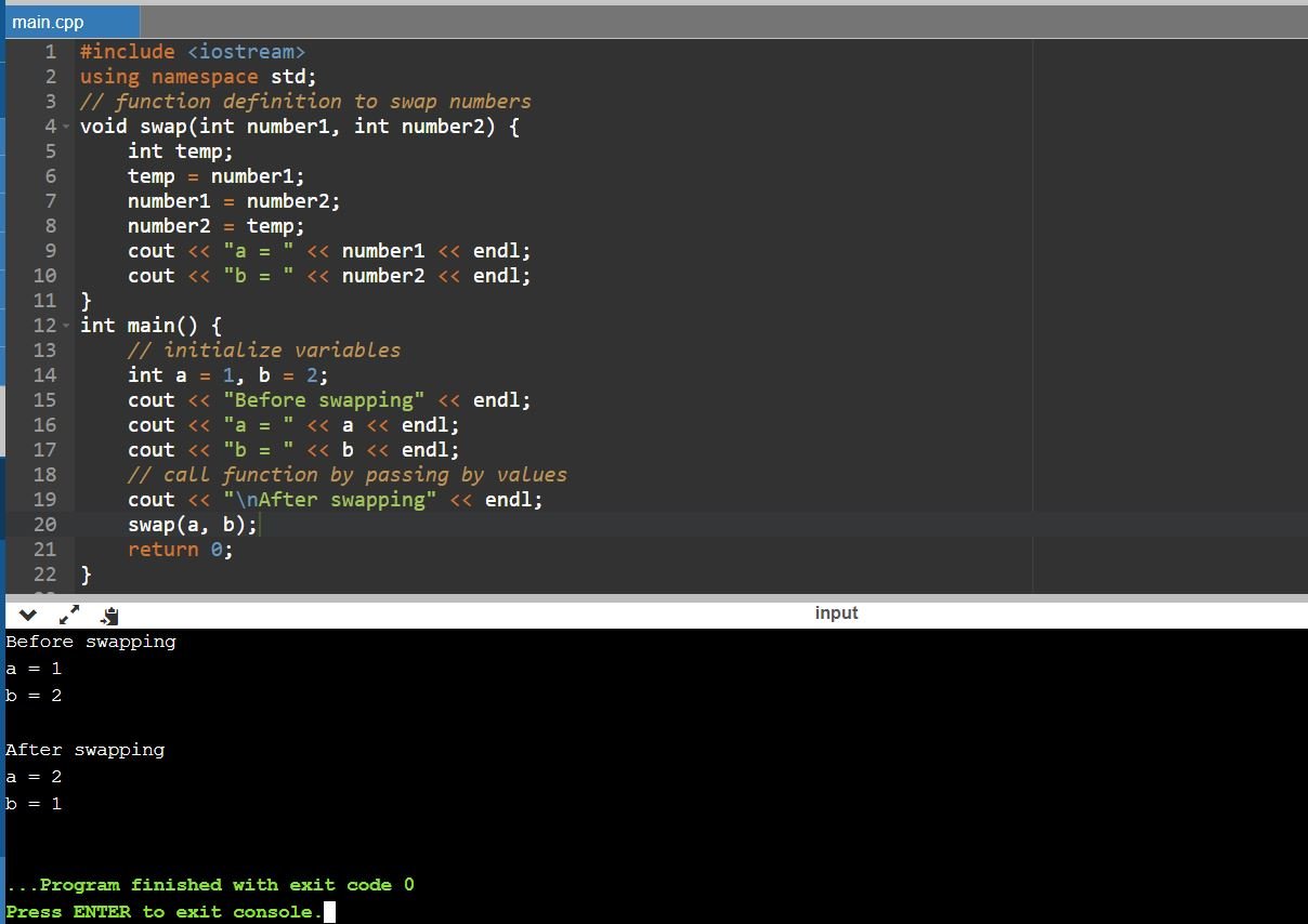 Answer in C++ for chetana #164746