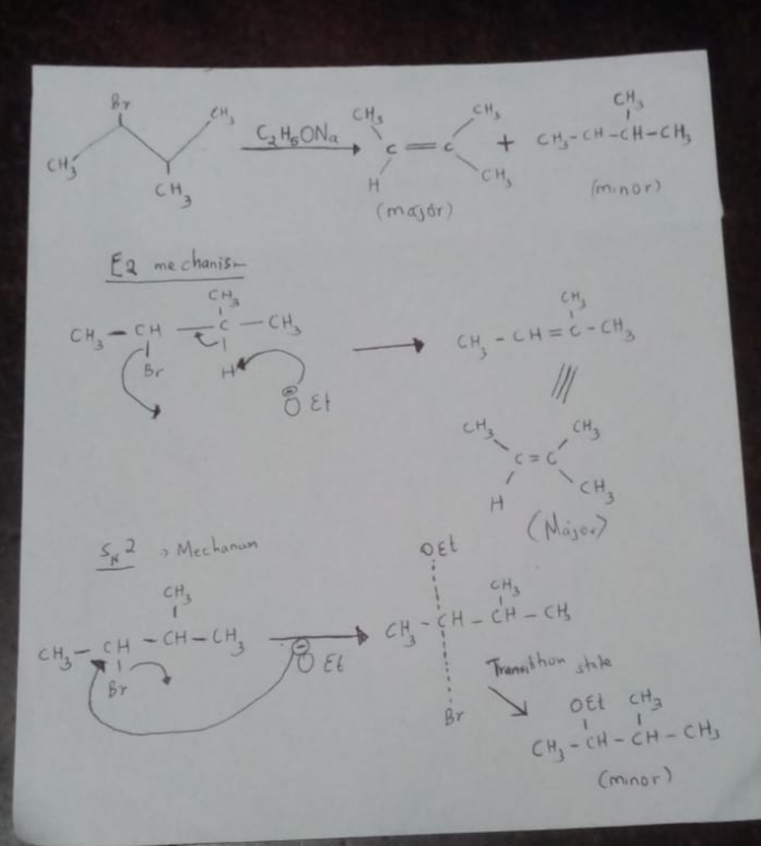 Organic chemistry assignment answers image